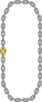 Строп цепной 16т-8,5м